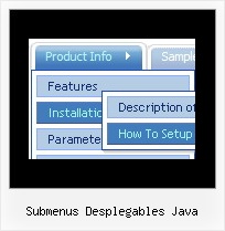 Submenus Desplegables Java Sample Code Menu