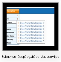 Submenus Desplegables Javascript Pull Down Menus Rollover