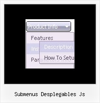 Submenus Desplegables Js Jscript Frame Example