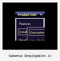 Submenus Desplegables Js Java Table Menu