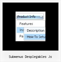 Submenus Desplegables Js Style Relative Frame Html