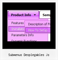 Submenus Desplegables Js Flyout Javascript