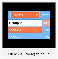 Submenus Desplegables Js Website Menu Style Example