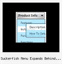 Suckerfish Menu Expands Behind Flash Object Pulldown Menu Popup