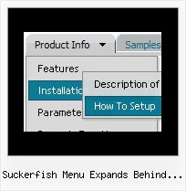 Suckerfish Menu Expands Behind Flash Object Creating Menu Con Java