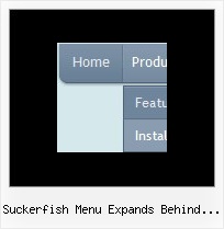 Suckerfish Menu Expands Behind Flash Object Tree Menu Samples