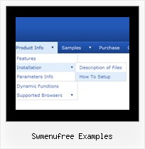 Swmenufree Examples Css Javascript Menu