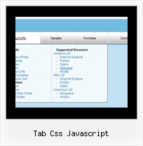 Tab Css Javascript Expandable Menu Using Javascript