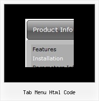 Tab Menu Html Code Javascript Create Menu From Array