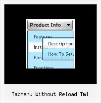 Tabmenu Without Reload Tml Drop Down Bars Html