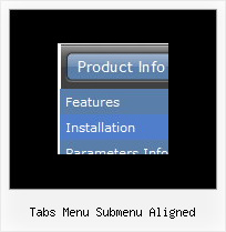 Tabs Menu Submenu Aligned Website Navigation Examples