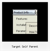 Target Self Parent Javascript Menu Tutorial Dropdown