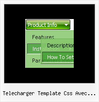 Telecharger Template Css Avec Menu Deroulant Web Page Menu Example