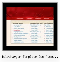 Telecharger Template Css Avec Menu Deroulant Vertical Menu Desplegables Javascript