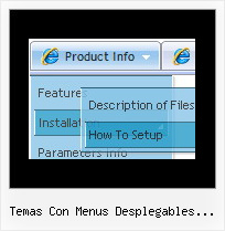 Temas Con Menus Desplegables Drupal Menubar Icons