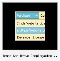 Temas Con Menus Desplegables Drupal Mouse Over Menu Java