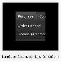 Template Css Avec Menu Deroulant Drop Down Dhtml