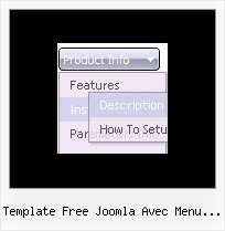 Template Free Joomla Avec Menu Deroulant Menu Desplegable Dhtml