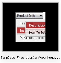 Template Free Joomla Avec Menu Deroulant Javascript Menu Absolute Position
