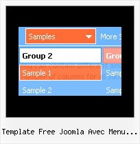 Template Free Joomla Avec Menu Deroulant Horizontal Sub Dhtml