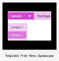Template Free Menu Dynamique Dhtml Menu Image Rollover