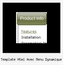 Template Html Avec Menu Dynamique Drop Down Menus Vertical Style