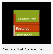 Template Html Css Avec Menu Deroulant Position Object Javascript