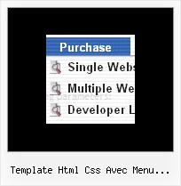 Template Html Css Avec Menu Deroulant Cool Html Examples