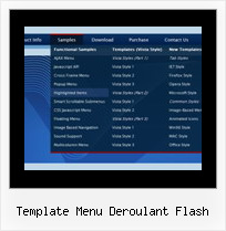 Template Menu Deroulant Flash Html Pop Up Position