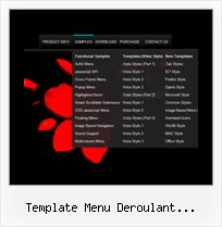 Template Menu Deroulant Horizontal Flash Javascript Horizontal Scroll Menu