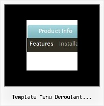 Template Menu Deroulant Horizontal Flash Side Navigation Menu