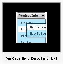 Template Menu Deroulant Html Dropdown Menu Script