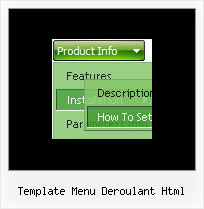 Template Menu Deroulant Html Javascript Navigation Menus Examples