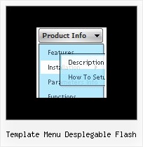 Template Menu Desplegable Flash Menu Dhtml Example