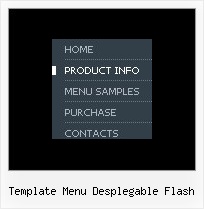 Template Menu Desplegable Flash Easy Dhtml Drop Down