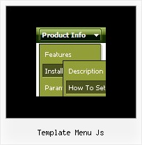 Template Menu Js Drop Down On Mouse Over Javascript Sample