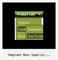 Template Menu Superior Desplegable Css Transparent Menu Html