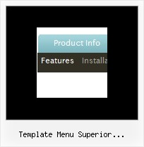 Template Menu Superior Desplegable Css Dhtml Menu Html