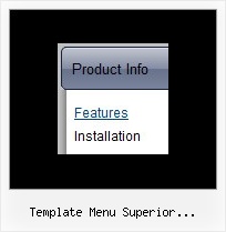 Template Menu Superior Desplegable Css Dhtml Xp Context Menu