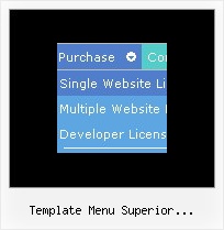 Template Menu Superior Desplegable Css Dhtml Examples Form