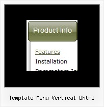 Template Menu Vertical Dhtml Java Menu Desplegable