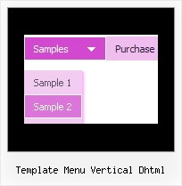 Template Menu Vertical Dhtml Sliding Images Javascript