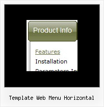 Template Web Menu Horizontal Dhtml Drag And Drop Tree