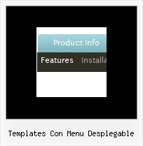 Templates Con Menu Desplegable Menu Para Web