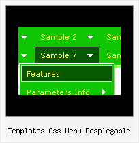 Templates Css Menu Desplegable Menu Sample Http