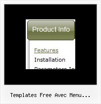 Templates Free Avec Menu Deroulant Horizontal Fold Out Menu Vertical