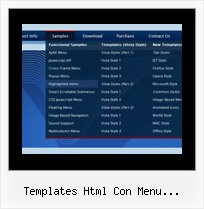 Templates Html Con Menu Desplegable 3d Menu Bar Css