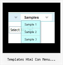 Templates Html Con Menu Desplegable Sliding Drop Down Dhtml Menu