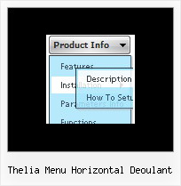 Thelia Menu Horizontal Deoulant Html Pulldown Menus States