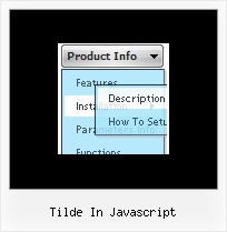 Tilde In Javascript Menu Desplegable Vertical